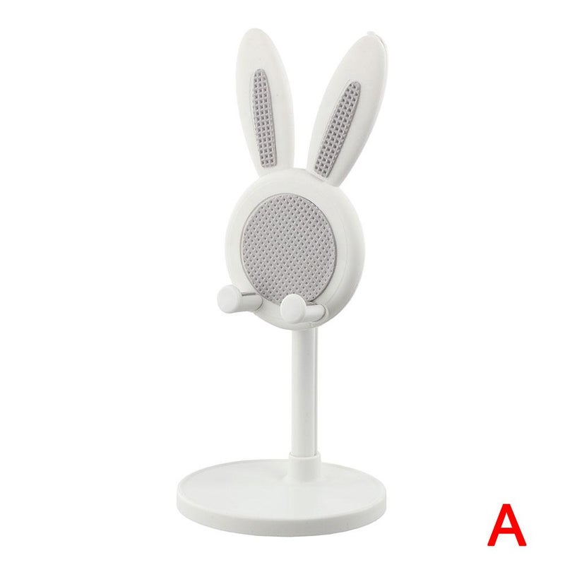 Cute cartoon bunny phone stand, universal tablet stand, adjustable, telescopic, height-adjustable, lazy stand